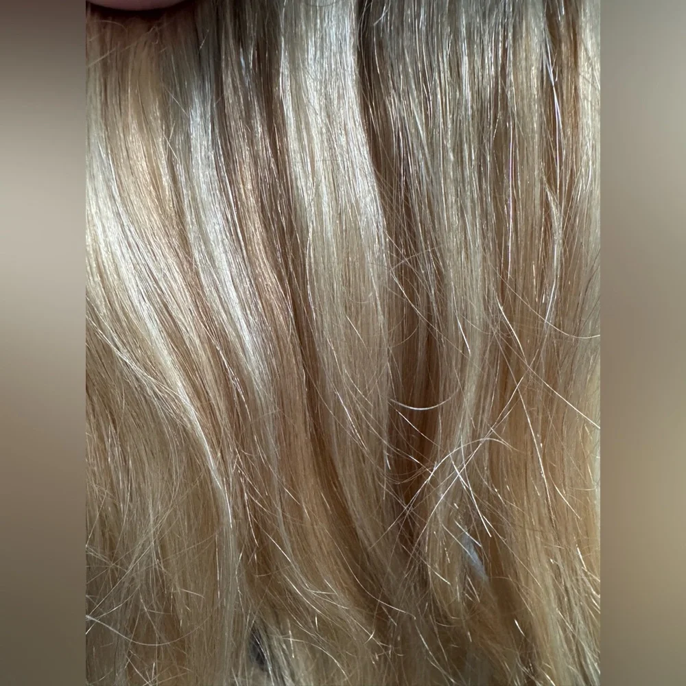 Blonde Hair Halo/Clip In Extension NIB